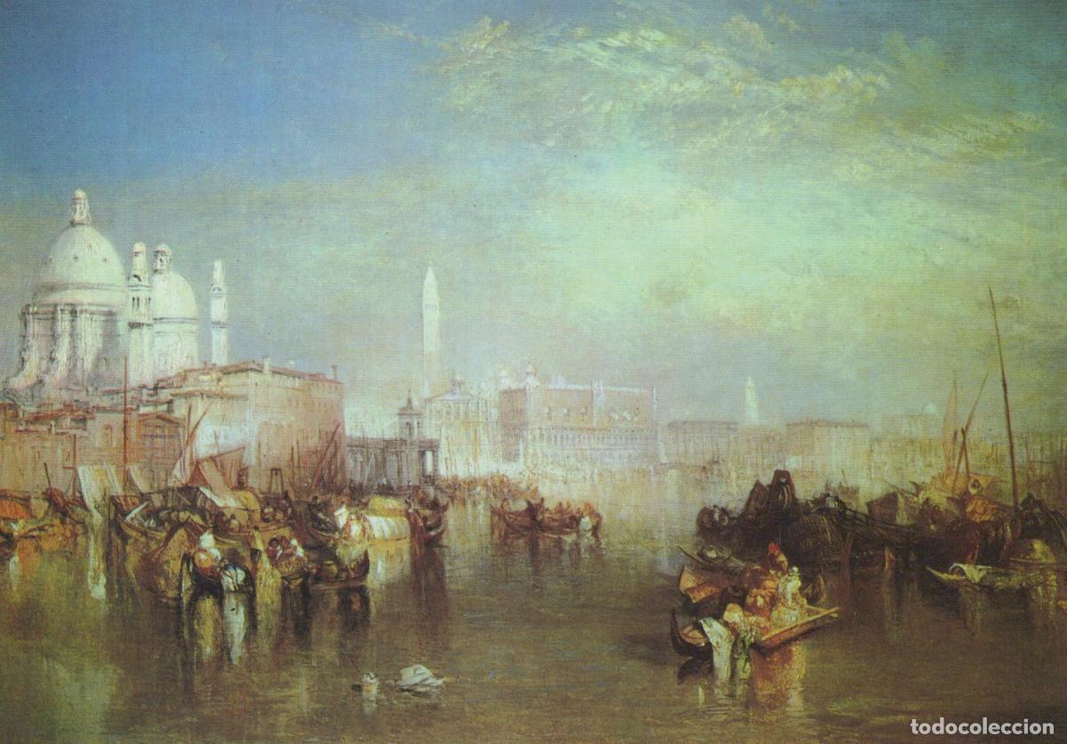 Postales: Italy Venice Grand Canal J M W Turner Painting Victoria Albert Unposted *YAV048