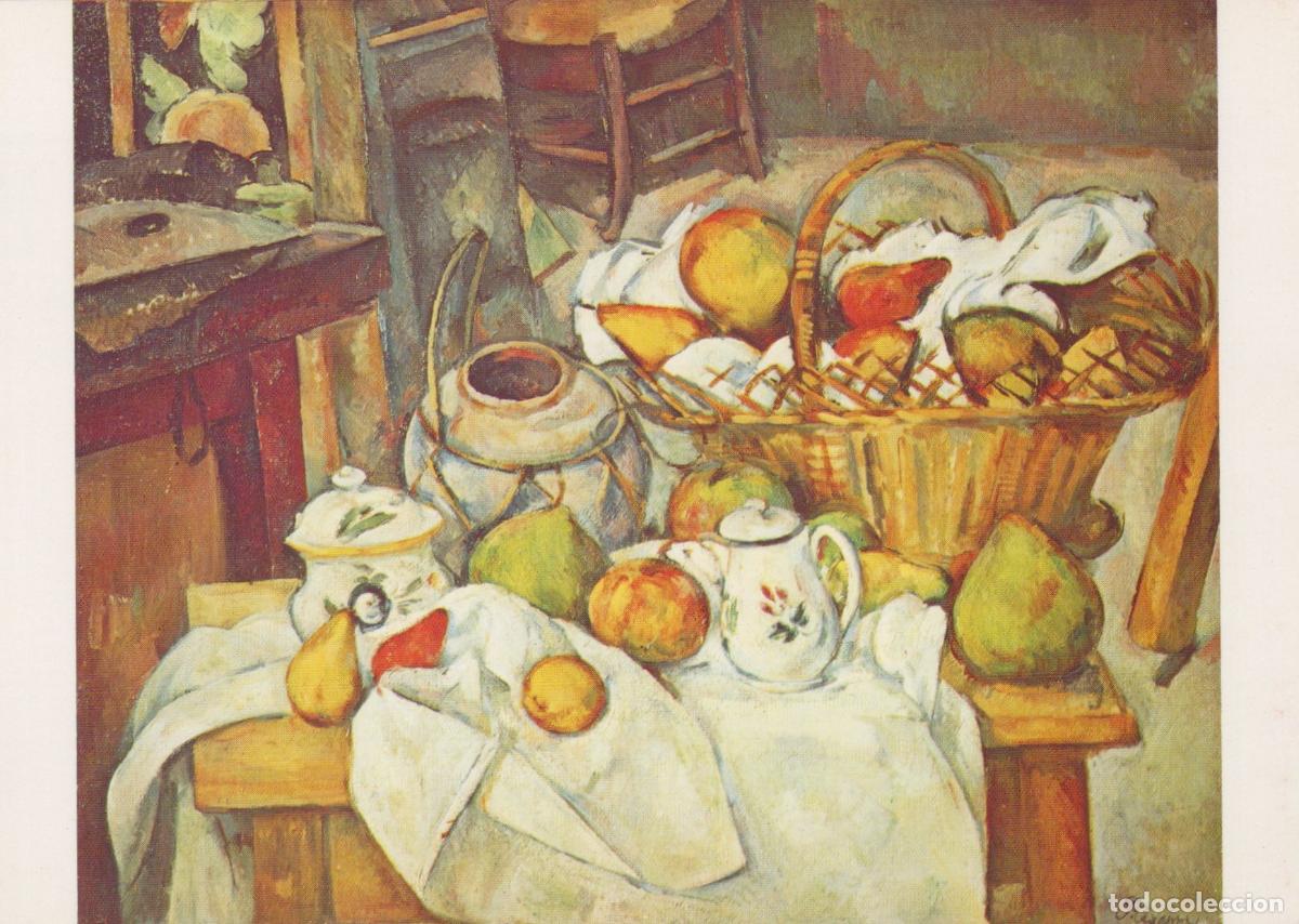 Postales: France Paris Paul C&eacute;zanne Still Life With Basket of Apples Unposted *YAV046