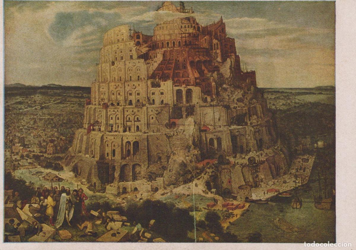 Postkarten: Germany Munich Tower of Babel By Jan Brueghel the Elder F A Unposted *YAV070