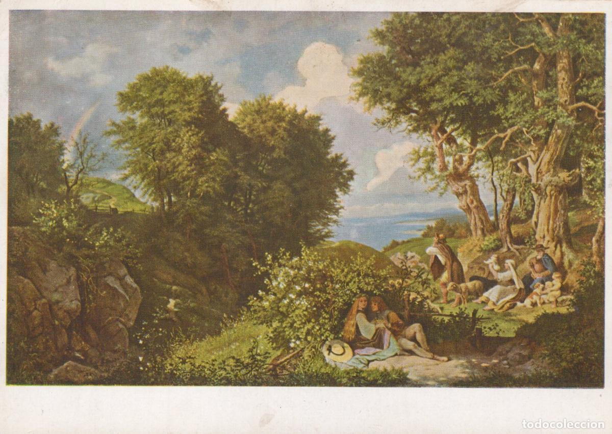 Postales: Germany Ludwig Richter Junilandschaft German Romantics Art Unposted *YAV051