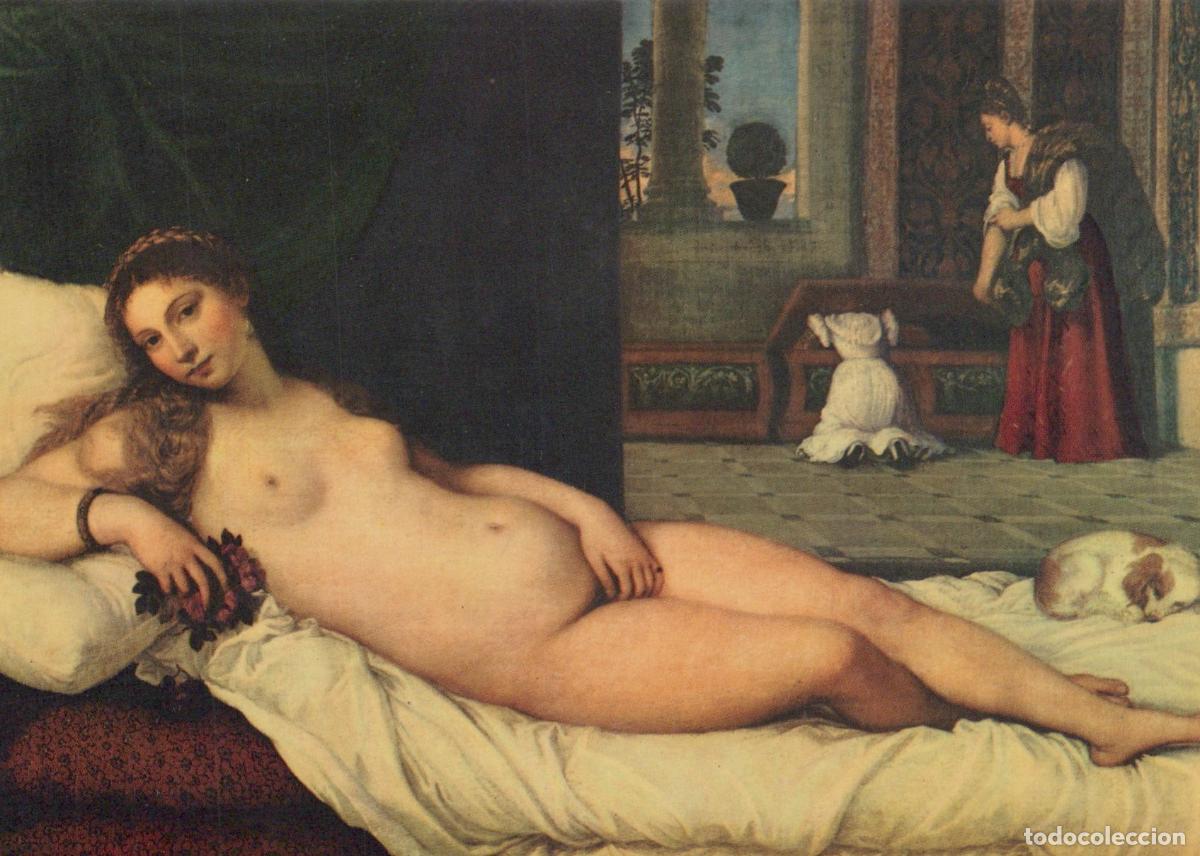 Postales: Italy Florence Uffizi Titian Lying Venus Unposted *YAV079