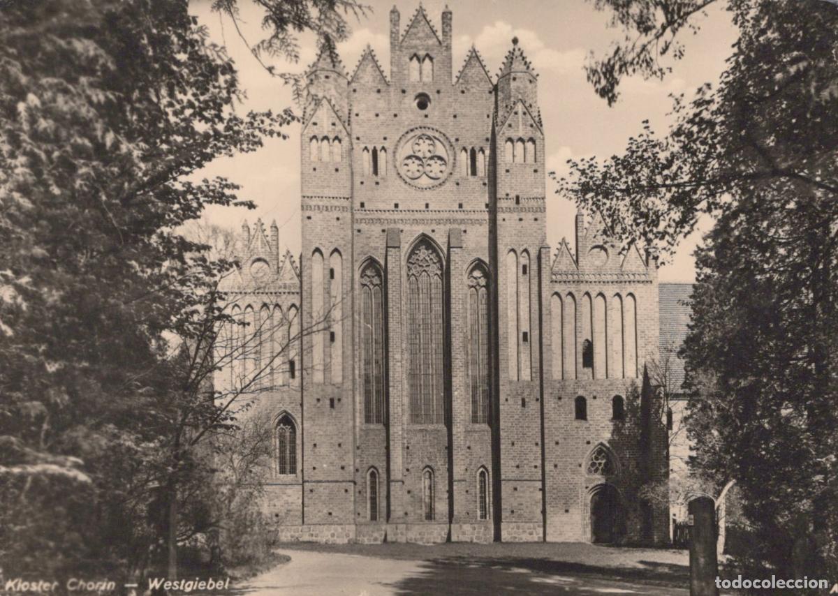 Postcards: Germany Chorin Monastery West Gable Architecture Real Photo Unposted *YAV114