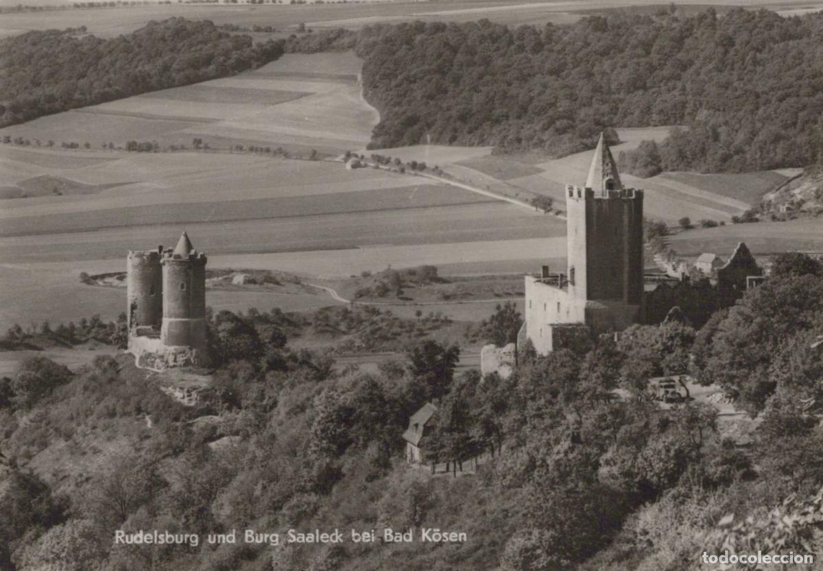 Postcards: Germany Bad Kosen Rudelsburg and Saaleck Castles Real Photo Unposted *YAV117