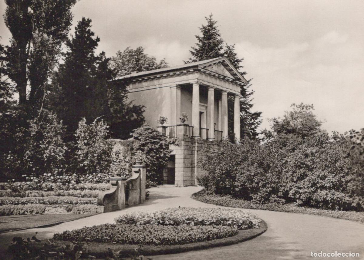 Cartoline: Germany W&ouml;rlitz W&ouml;rlitzer Park Floratempel Classical Real Photo Unposted *YAV122