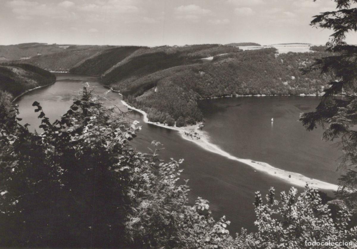 Cartoline: Germany Hohenwarte Dam Drachenschwanz Scenic Real Photo Unposted *YAV154