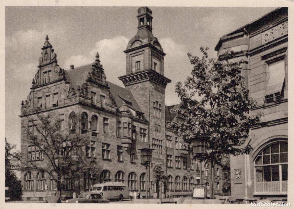 Cartoline: Germany Heilbronn Neckar Postamt am Bahnhofsvorplatz Architecture *YAV126