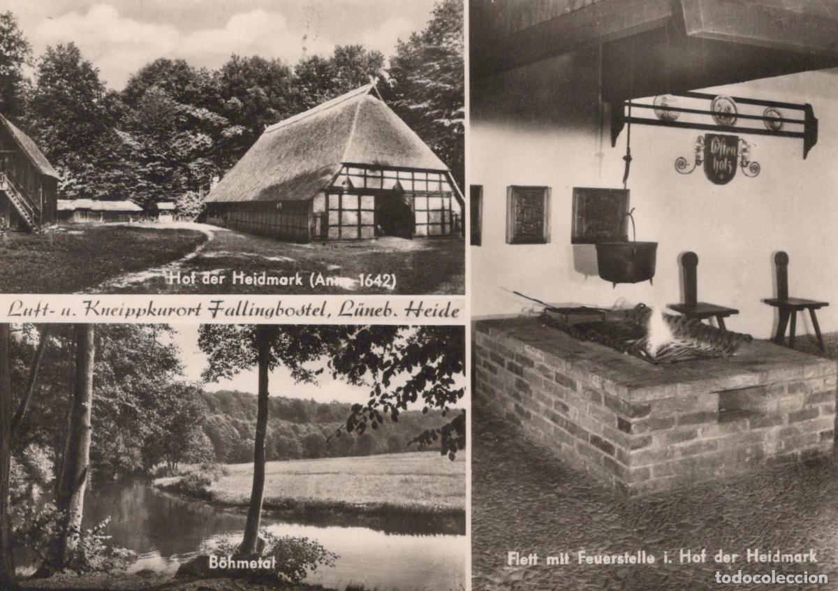 Cartoline: Germany Fallingbostel L&uuml;neburg Heath Hof der Heidmark B&ouml;hmertal Unposted *YAV136