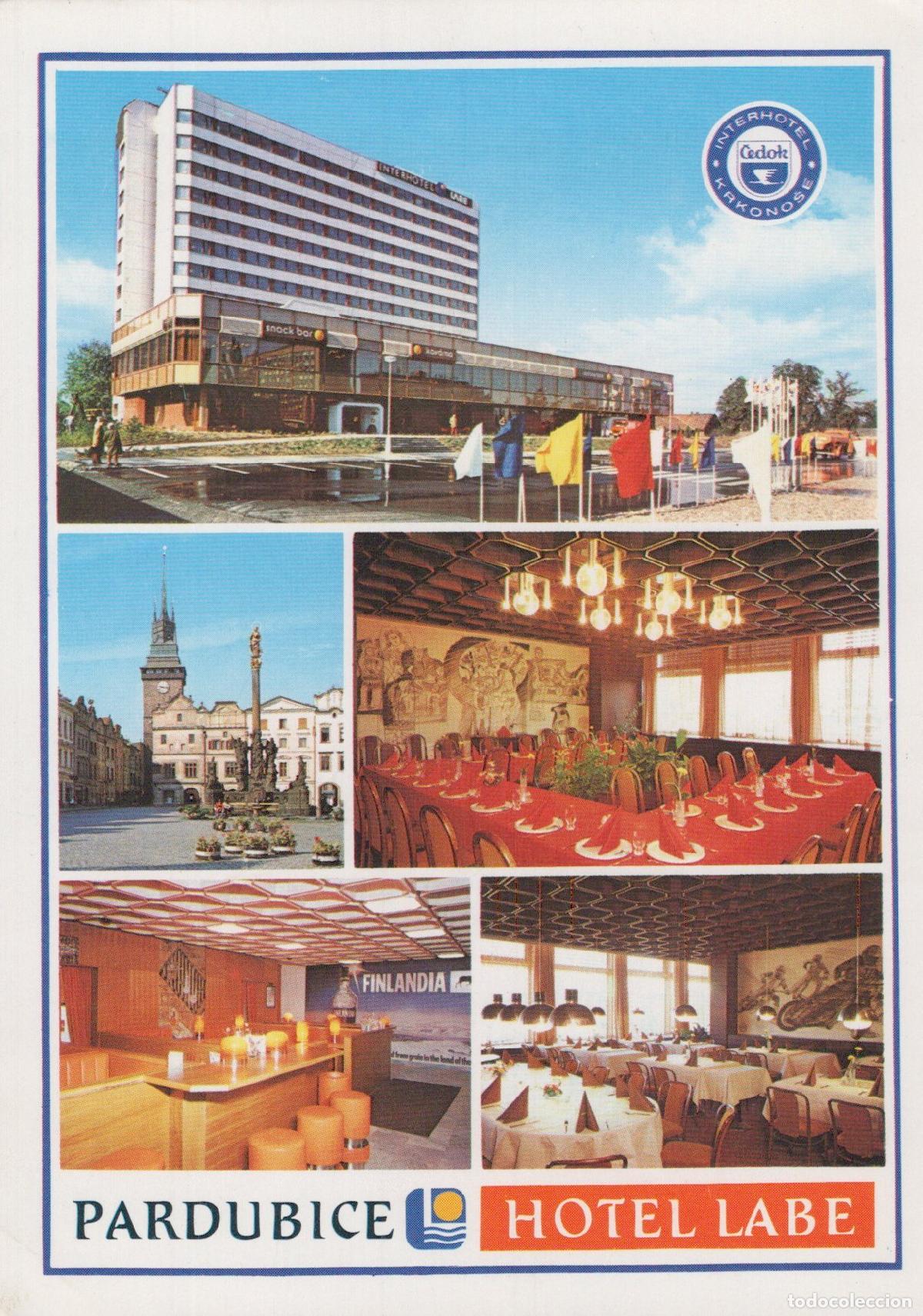 Postcards: Slovakia Pardubice Hotel Labe Czechoslovakia Multi View Unposted *YAV250