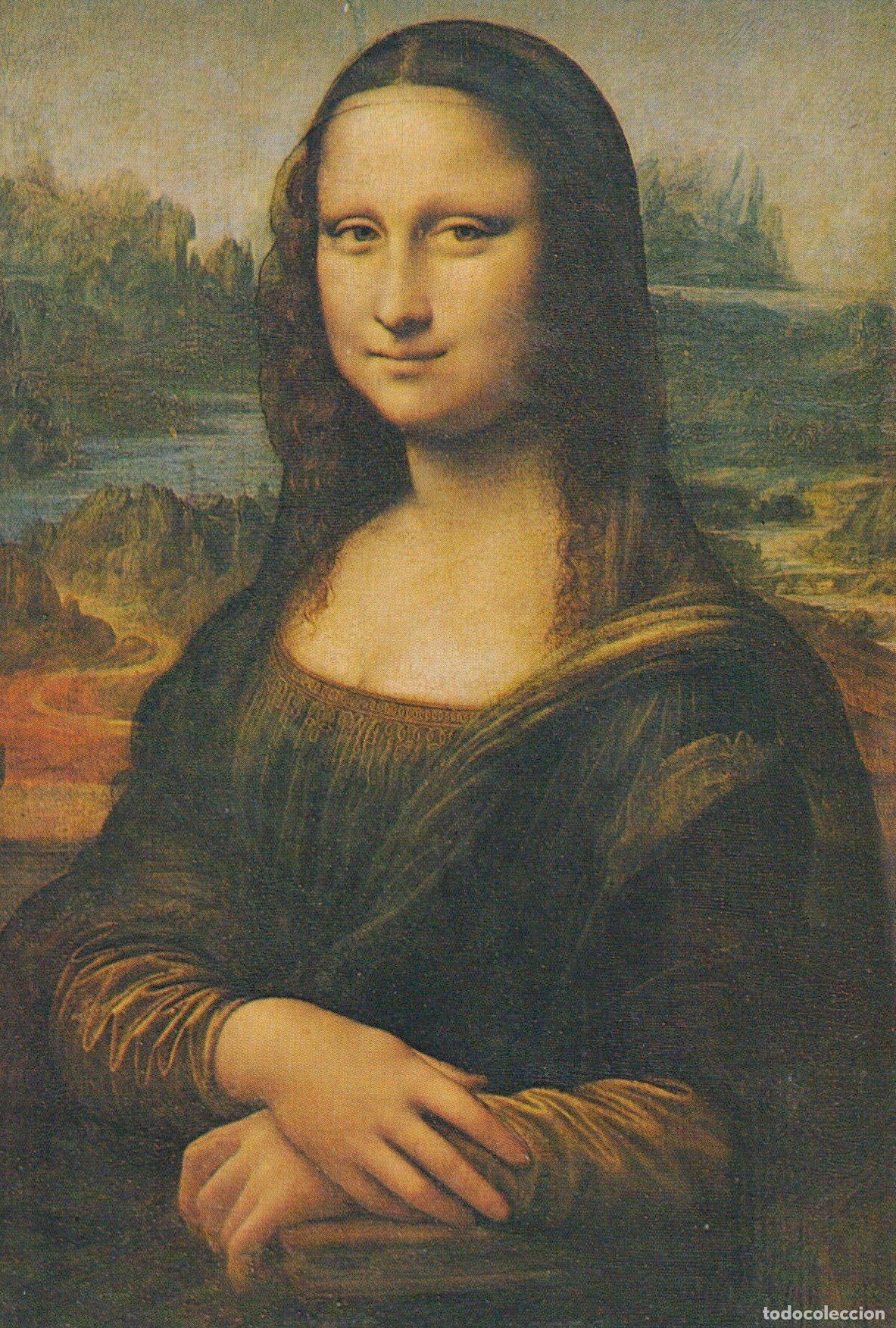 Cartes Postales: France Paris Leonardo Da Vinci Mona Lisa la Gioconda Famous Art Unposted *YAV263