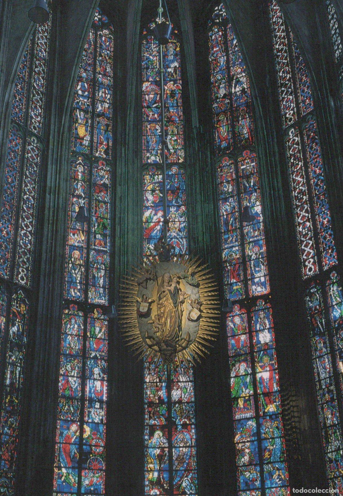 Cartes Postales: Germany Aachen Cathedral Choir With Stained Glass Windows and *YAV227