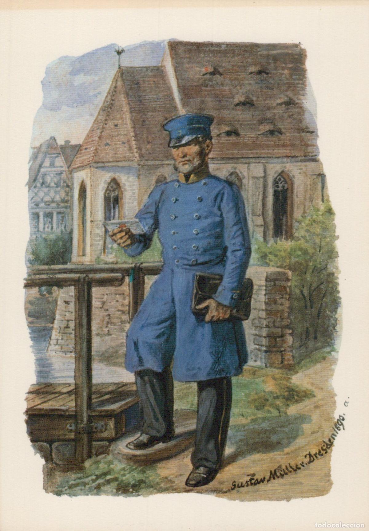 Cartes Postales: Germany Braunschweig Postman 1850 Bundespostmuseum Frankfurt am Unposted *YAV291