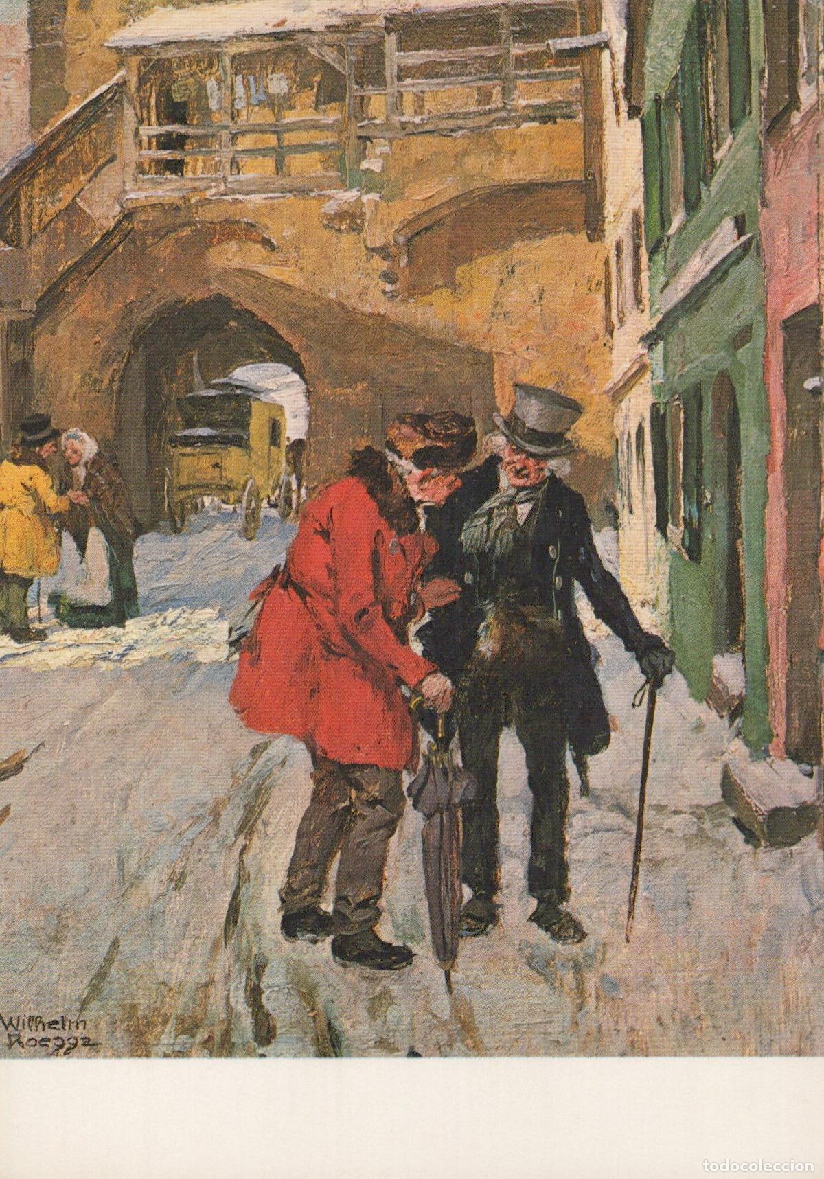 Cartes Postales: Germany Frankfurt am Main Wilhelm Roegge Painting New Year S Unposted *YAV293