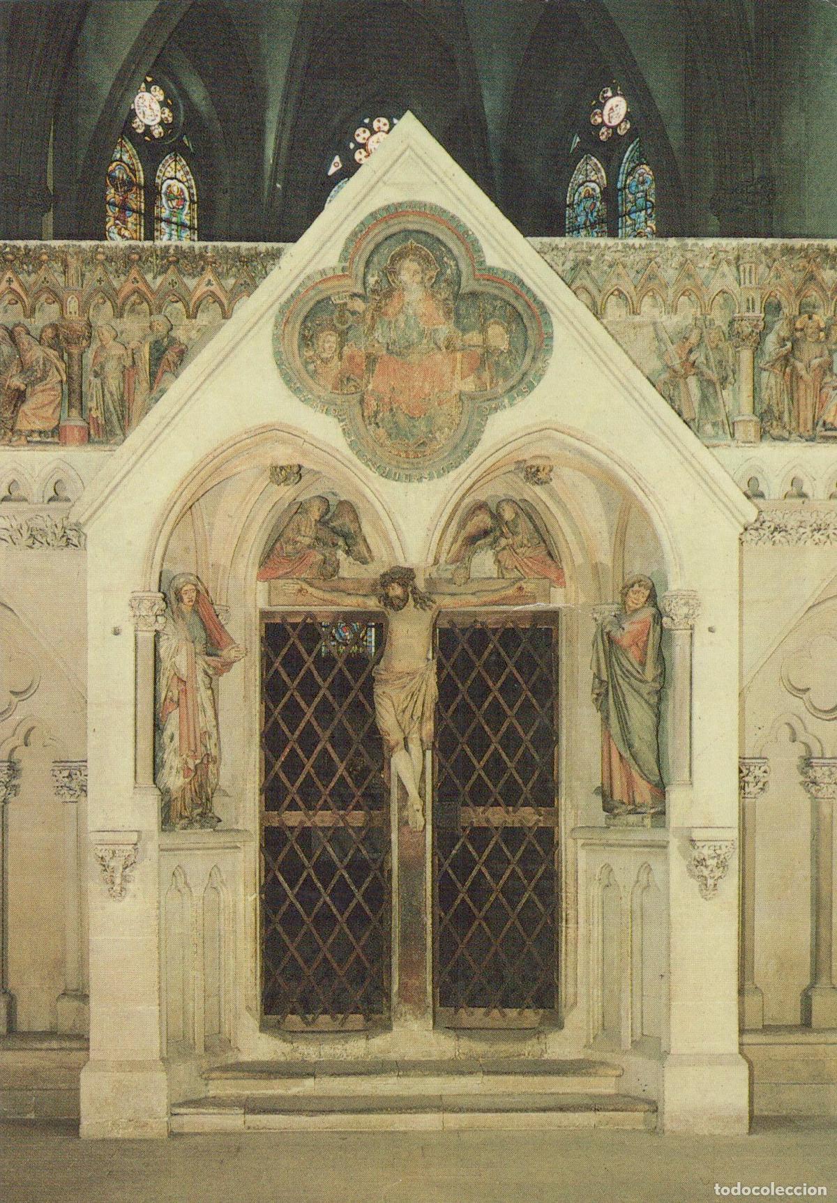 Postcards: Germany Naumburg Cathedral West Choir Screen Crucifixion Scene Unposted *YAV308