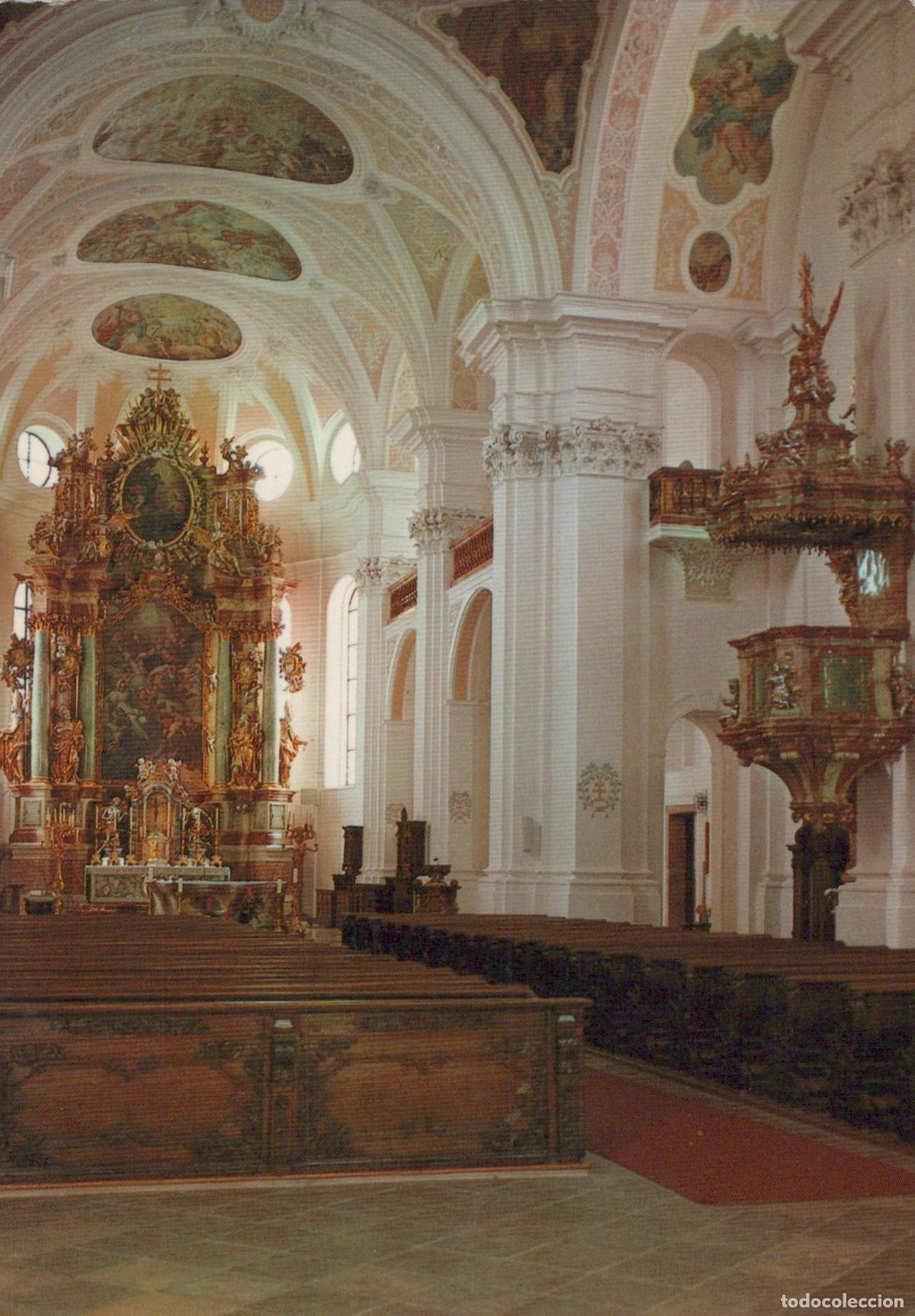Postais: Germany Donauw&ouml;rth Interior of Holy Cross Church *YAV315