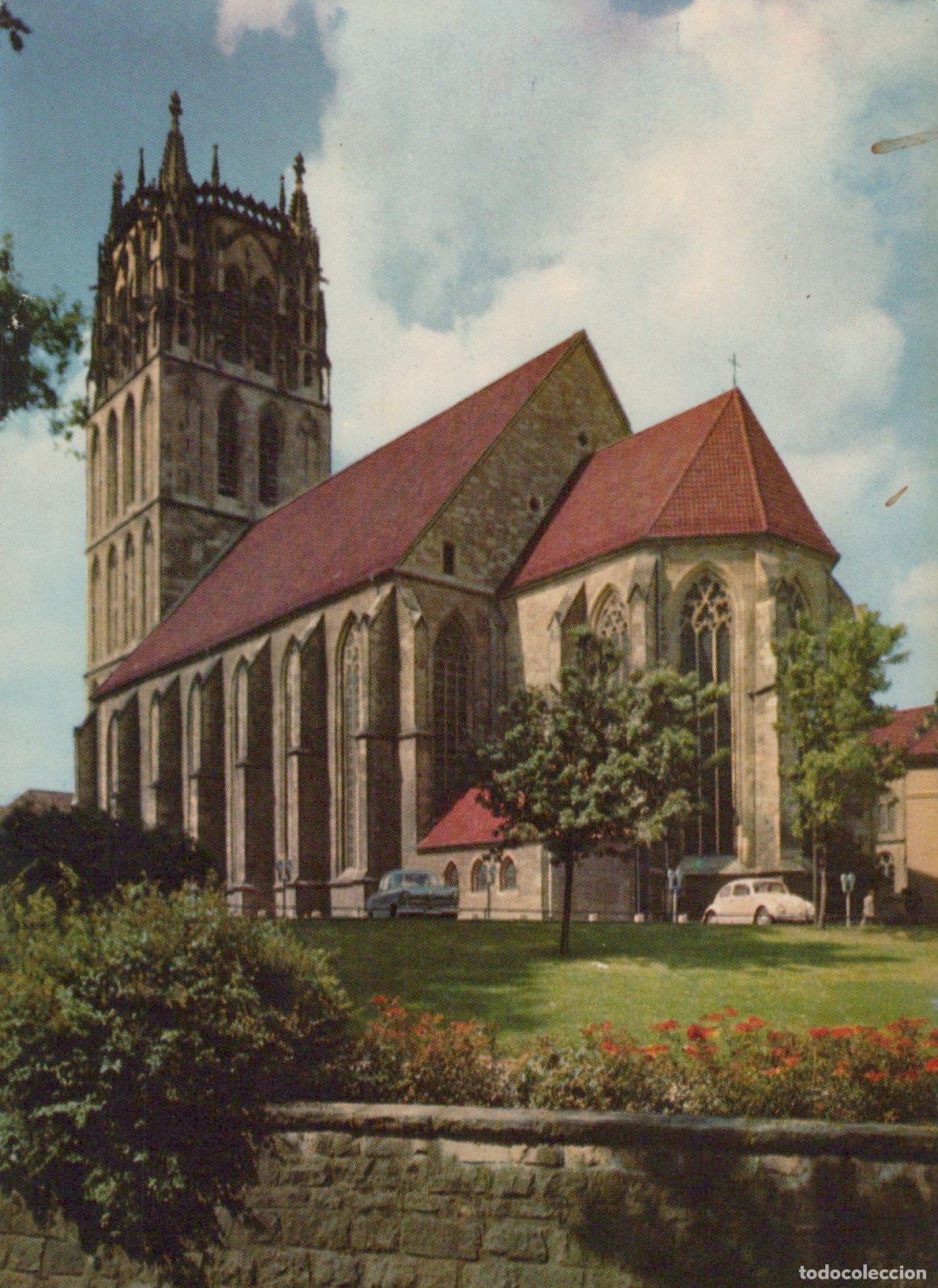 Postales: Germany M&uuml;nster &Uuml;berwasserkirche Church Architecture 1950s Unposted *YAV326