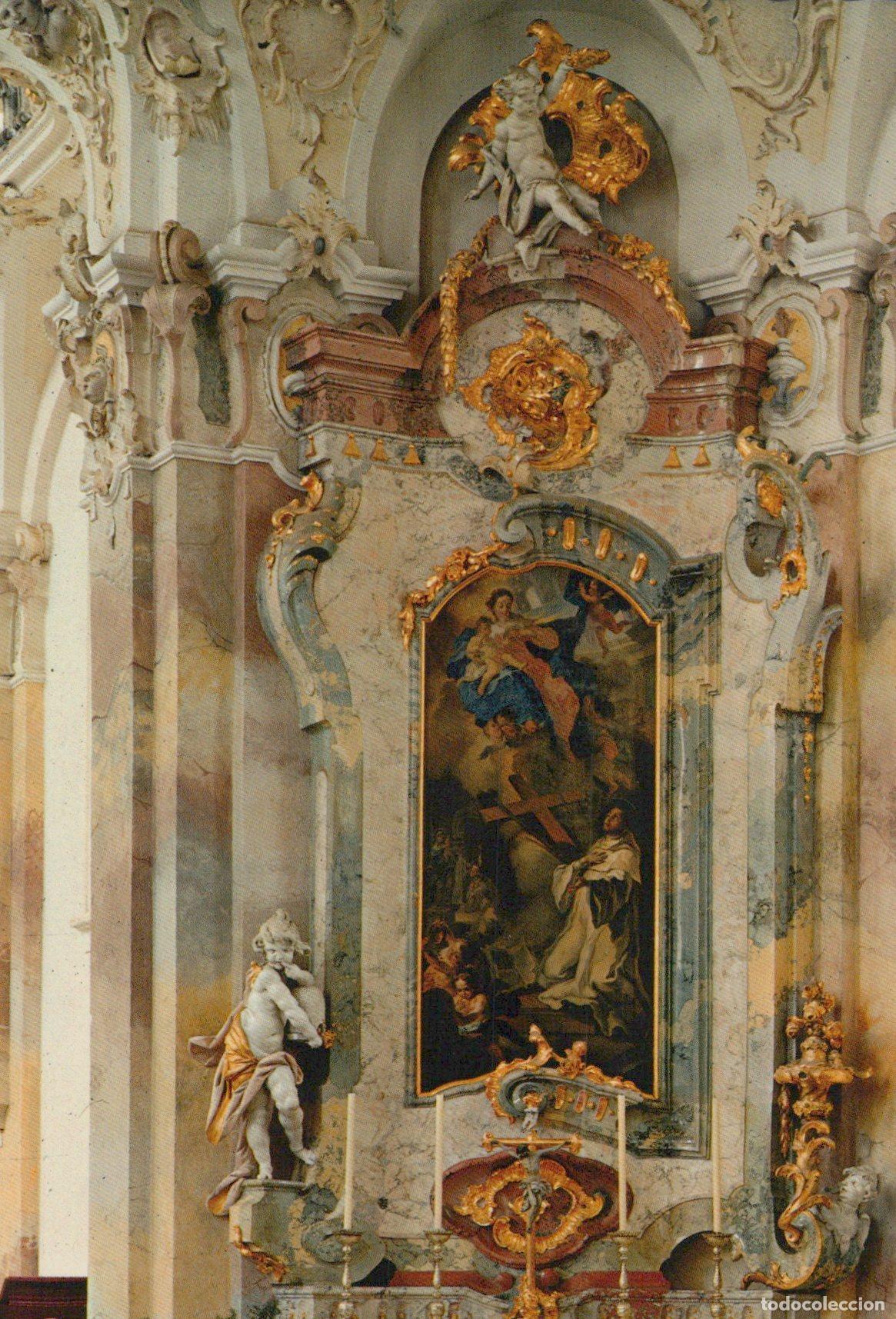 Cartoline: Germany Birnau Basilica St Bernhard Altar With Honigschlecker Unposted *YAV328