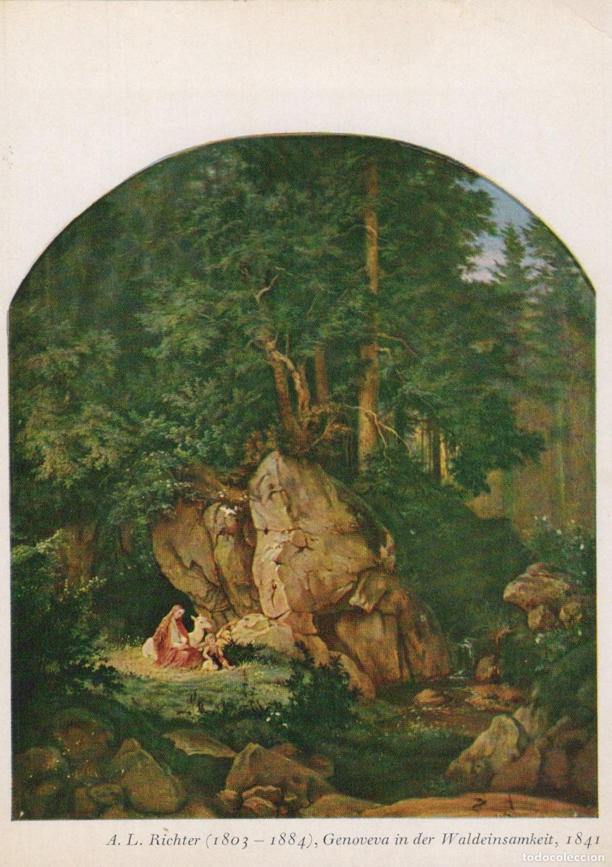 Cartoline: Germany Bad Godesberg Art A L Richter Genoveva in der Unposted *YAV272