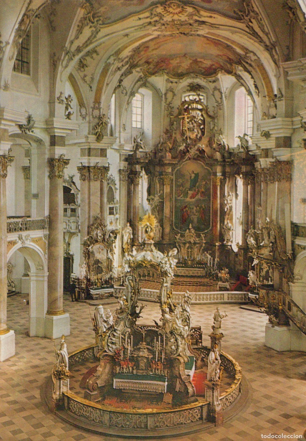 Postcards: Germany W&uuml;rzburg Pilgrimage Church of Vierzehnheiligen Interior *YAV348
