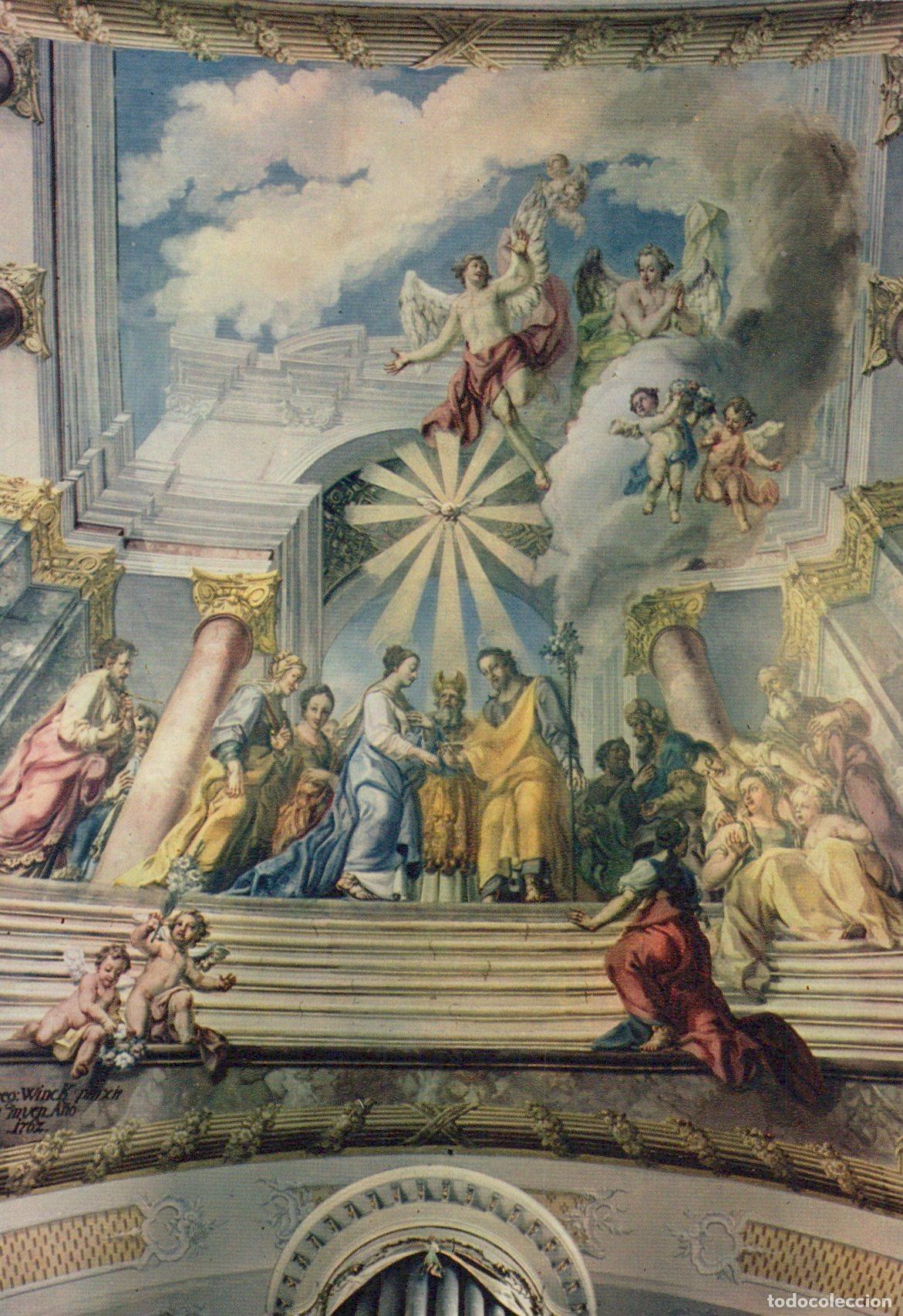 Postais: Germany Biren Westf Jesuit Church Ceiling Painting Maria Unposted *YAV353