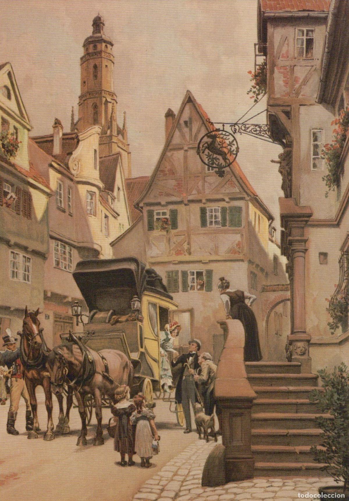 Postales: Germany Frankfurt am Main Putting Up At the Inn Horse Drawn Unposted *YAV292