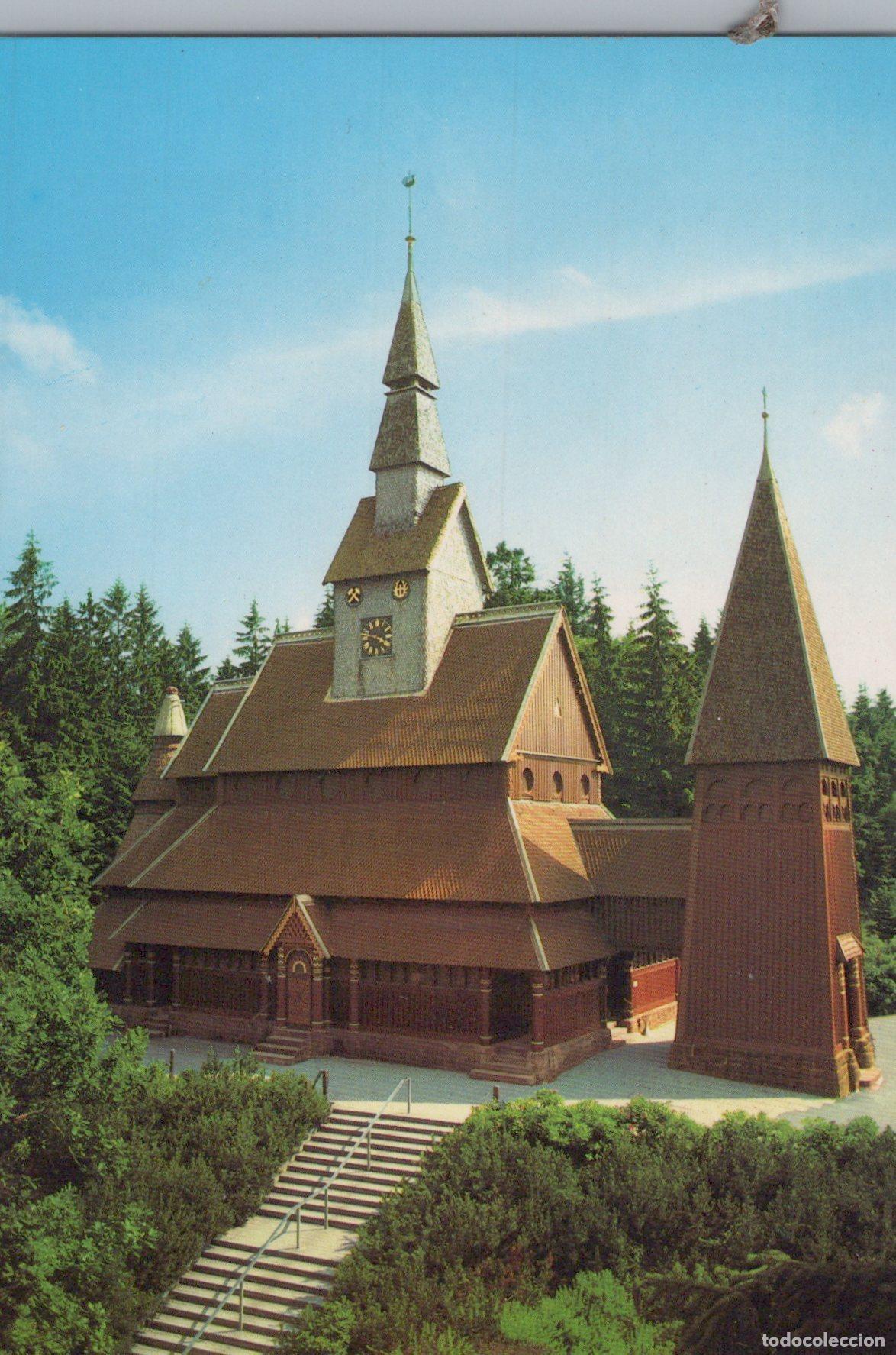 Postcards: Germany Hahnenklee Nordische Stabkirche Stave Church Unposted *YAV380