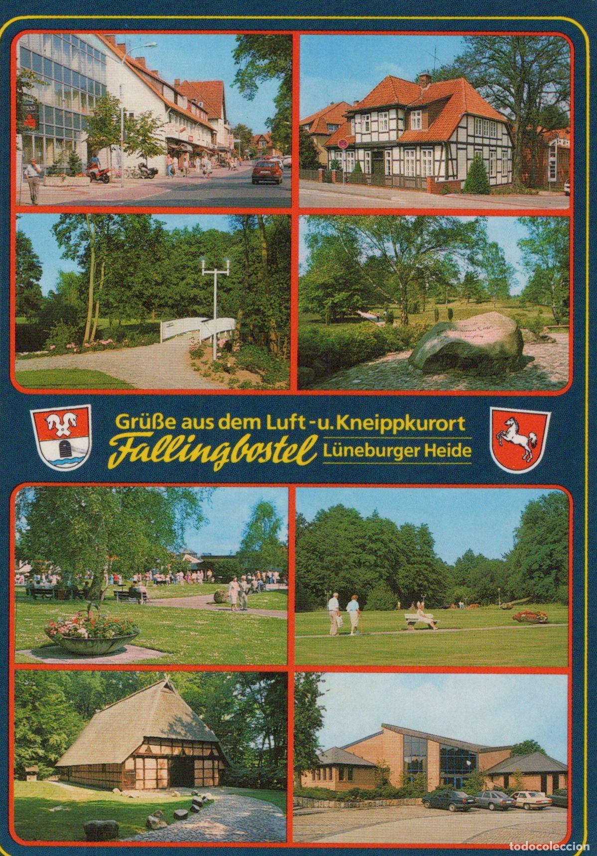 Postcards: Germany Fallingbostel L&uuml;neburger Heide Multi View Architecture Landscape *YAV302