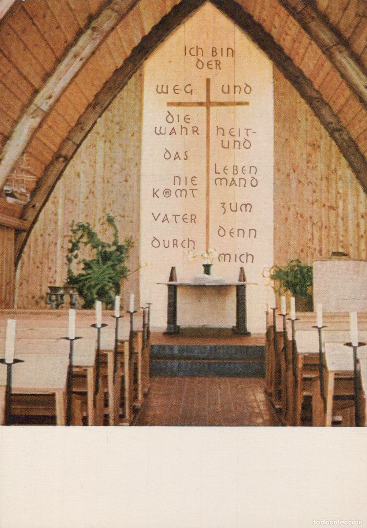 Postais: Germany Ahrenshoop Church Interior Wooden Altar and Cross With Unposted *YAV307