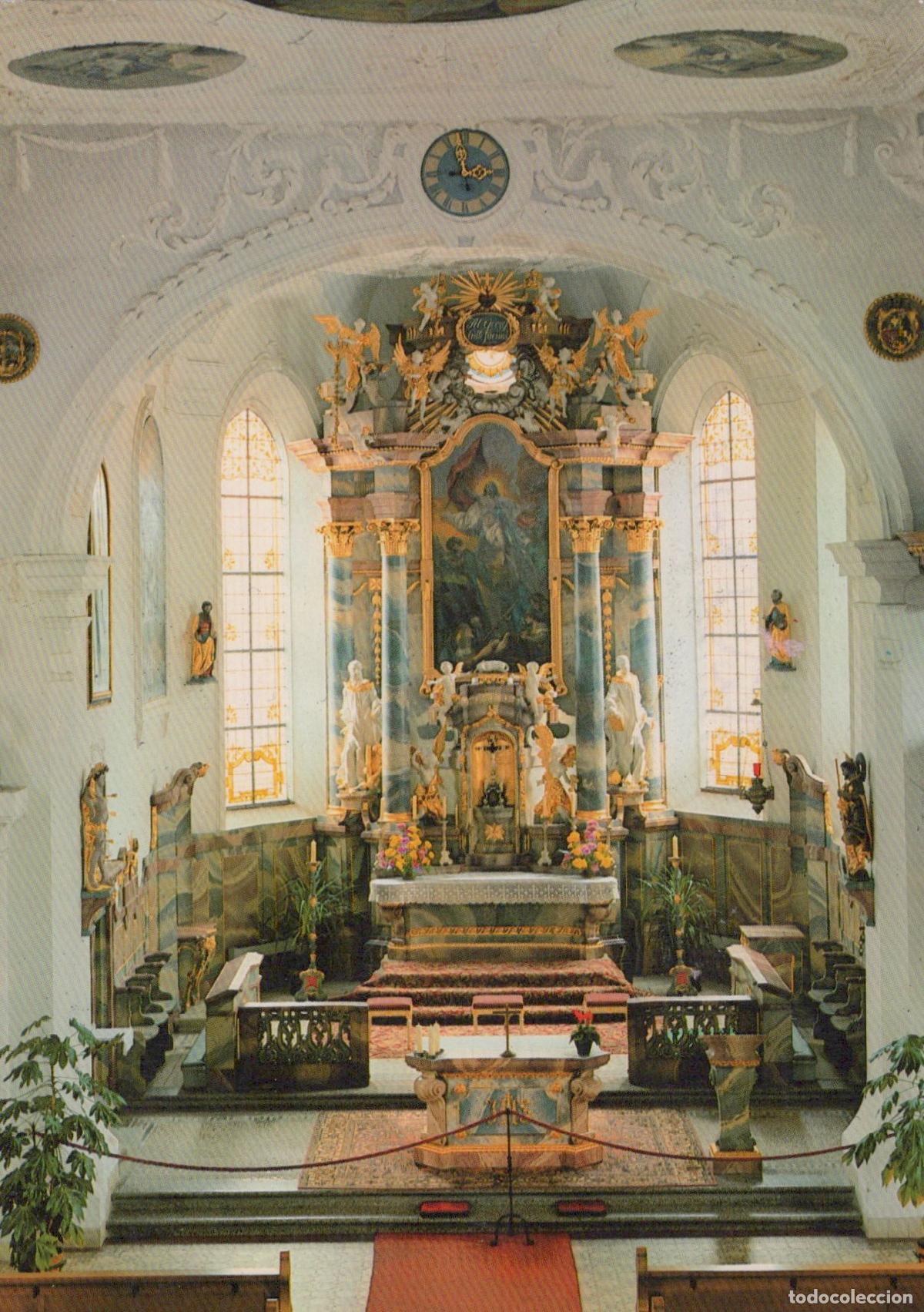 Postcards: Germany Wasserburg Wassserburg St Georg Parish Church Interior Unposted *YAV322