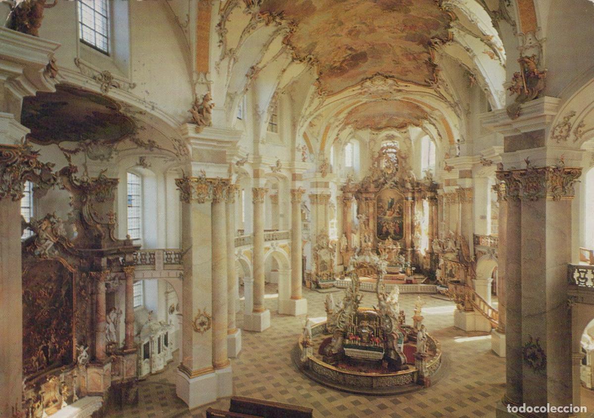 Cartoline: Germany Bad Staffelstein Vierzehnheiligen Basilica Interior Baroque *YAV481