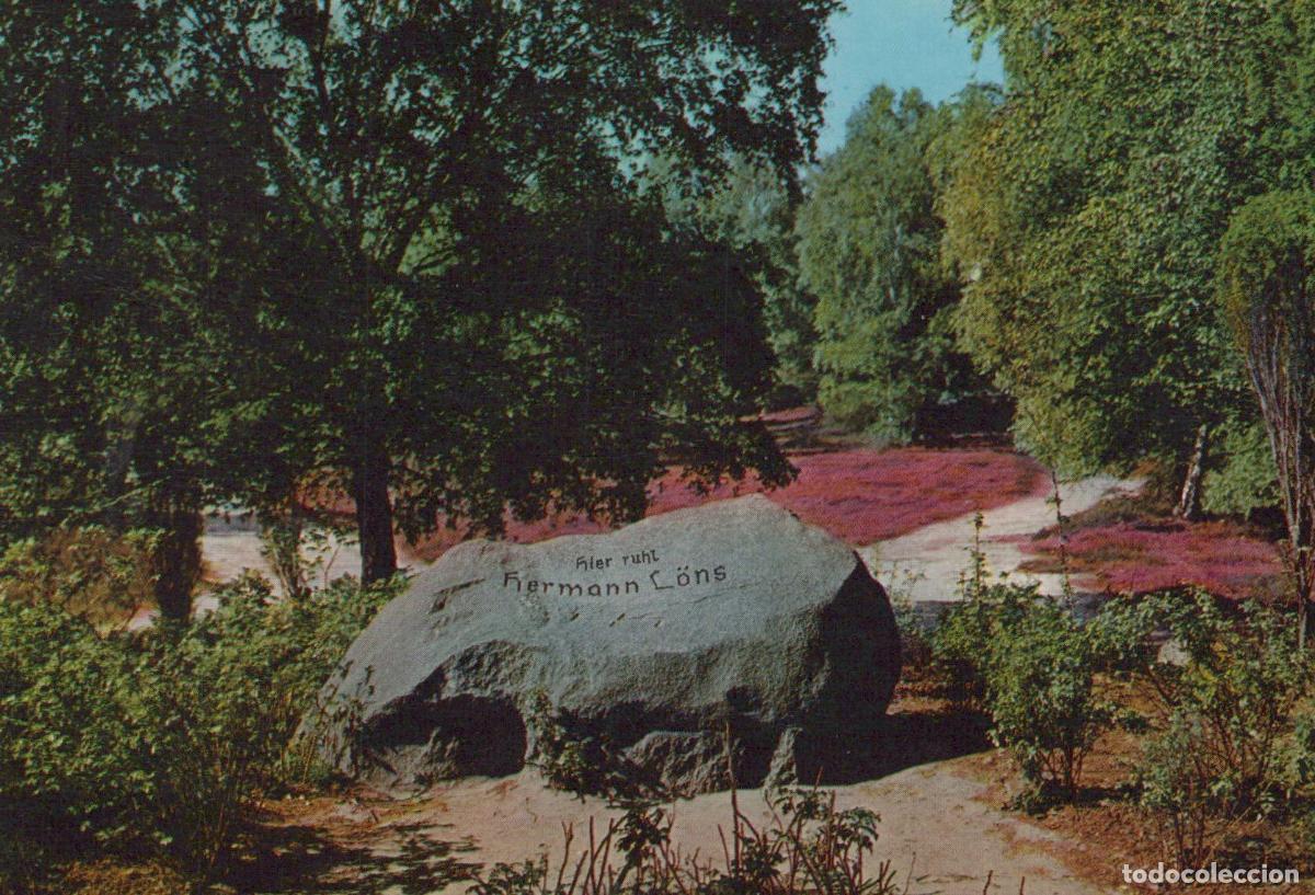 Cartoline: Germany Fallingbostel Hermann L&ouml;ns Grave in A Natural Setting *YAV486