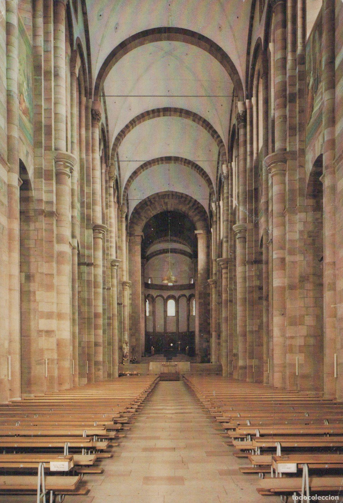 Cartoline: Germany Speyer Cathedral Interior View Romanesque Architecture *YAV352