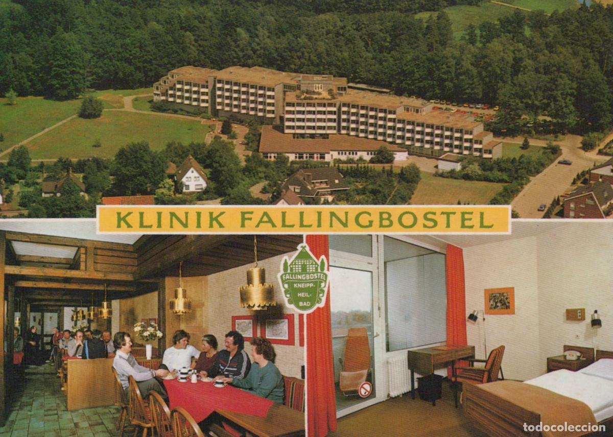 Postcards: Germany Fallingbostel Klinik Aerial View Restaurant and Patient Room *YAV495