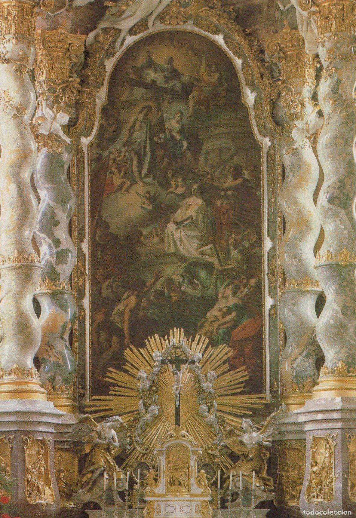 Cartoline: Germany Osterhofen Asam Church High Altar Baroque Interior Art Unposted *YAV359