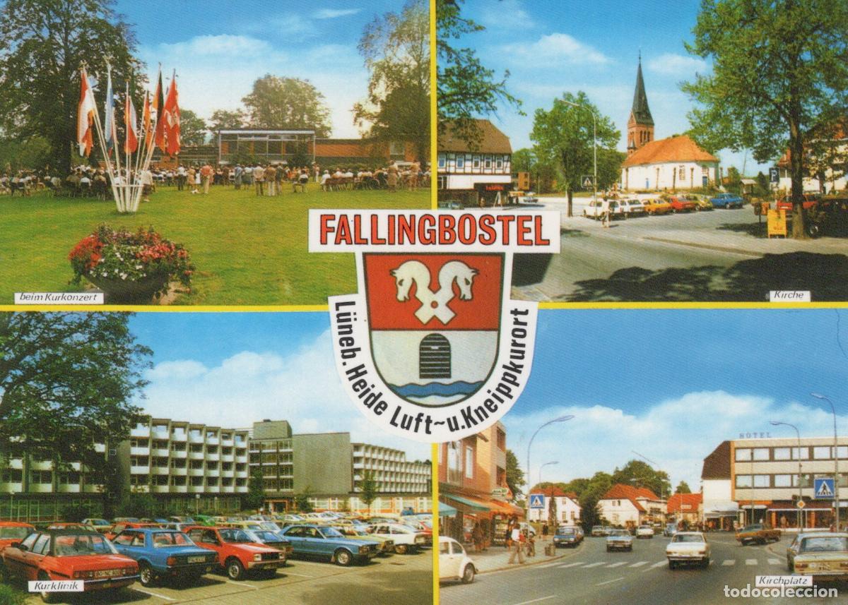 Cartoline: Germany Fallingbostel Kurkonzert Kirche Kurklinik Kirchplatz Unposted *YAV500