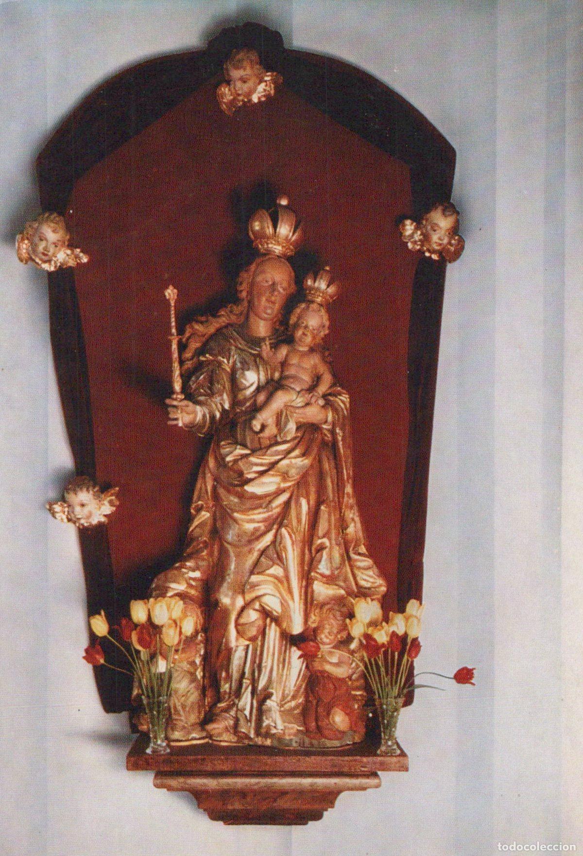 Cartoline: Germany Neuhaus am Inn Kath Pfarrkirche Madonna Child Statue Unposted *YAV362