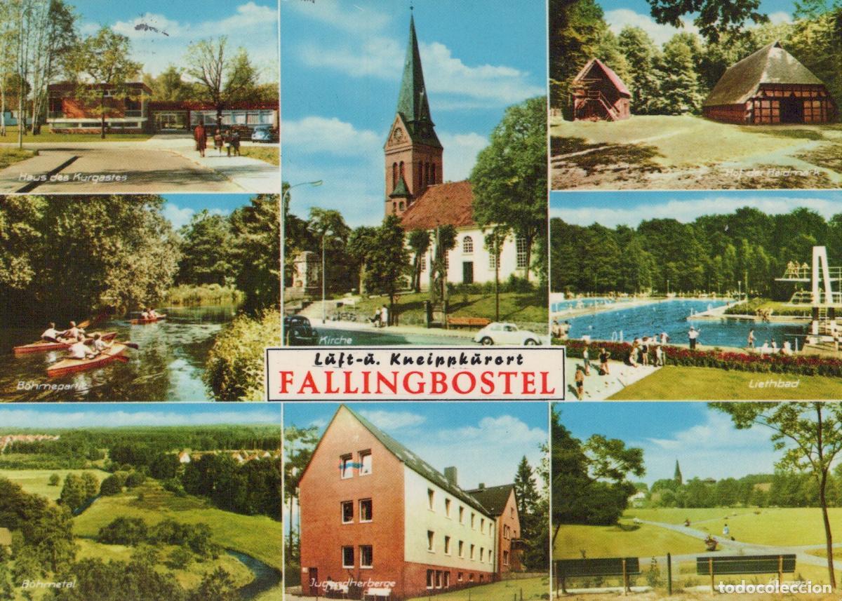 Cartoline: Germany Fallingbostel Multi View Church River Swimming Pool Youth Hostel *YAV520