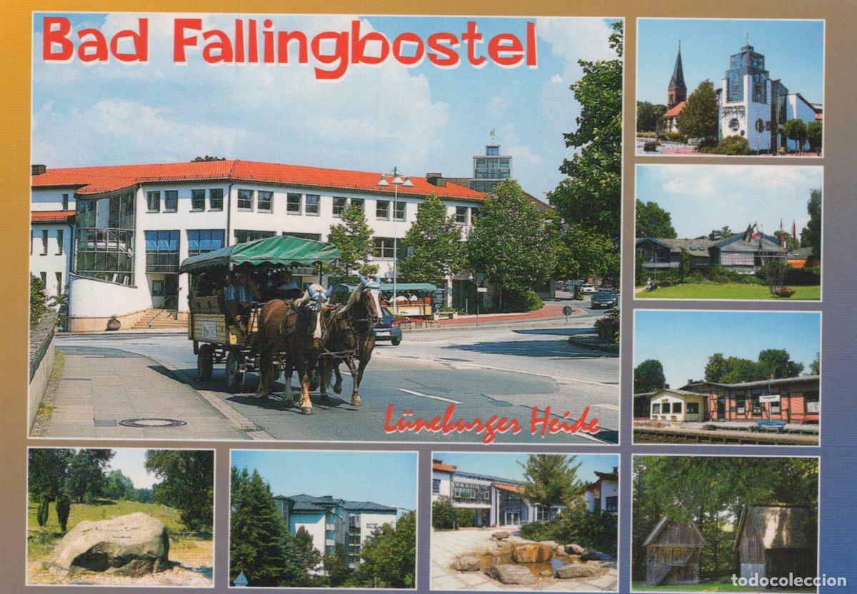 Cartoline: Germany Bad Fallingbostel L&uuml;neburger Heide Multi View Unposted *YAV518