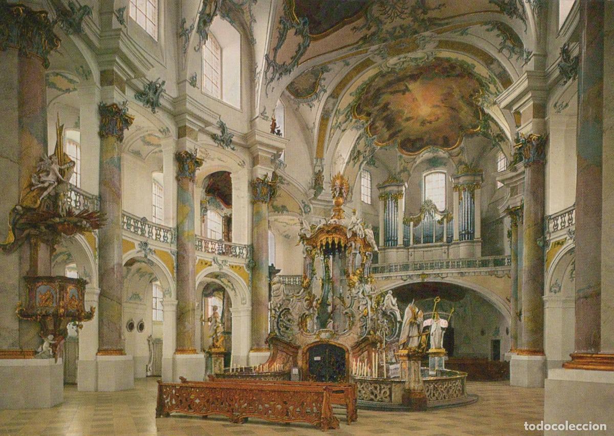 Cartoline: Germany Vierzehnheiligen Basilica Interior Balthasar Neumann Baroque *YAV525