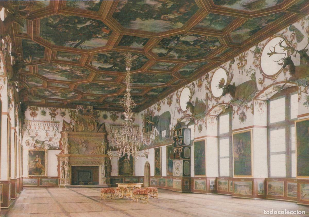 Cartes Postales: Germany Weikersheim Castle Knights Hall Romantic Road Interior Unposted *YAV535
