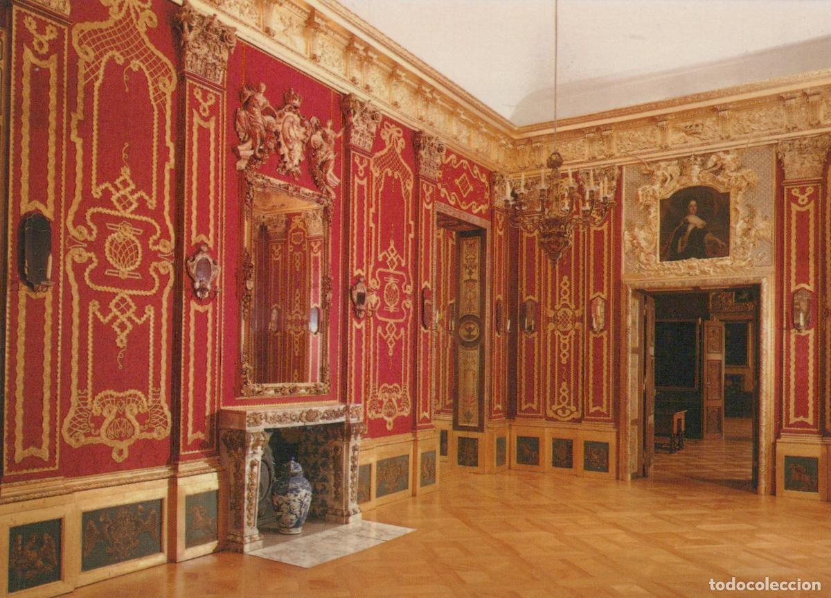 Cartes Postales: Germany Berlin Charlottenburg Palace Red Tressenzimmer Ornate Unposted *YAV538