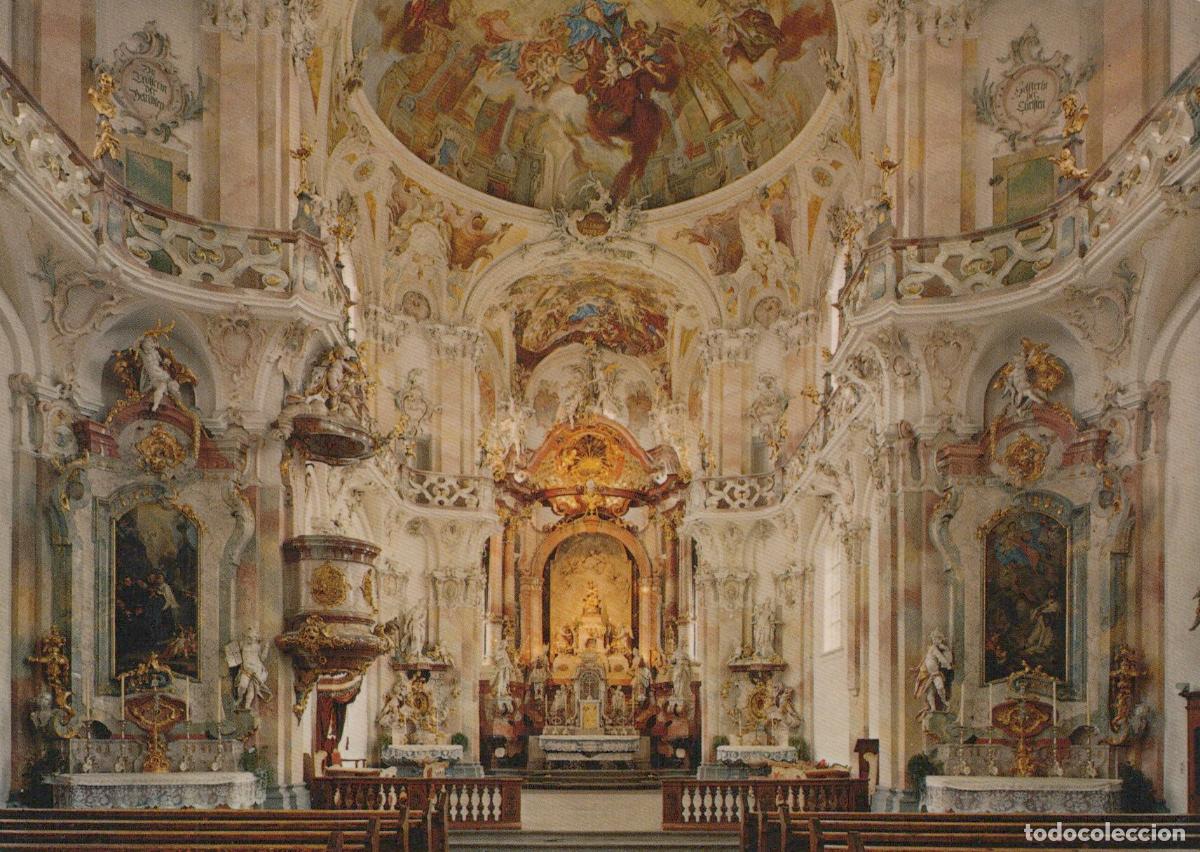 Cartes Postales: Germany Birnau Basilica On Lake Constance Church Interior Unposted *YAV540