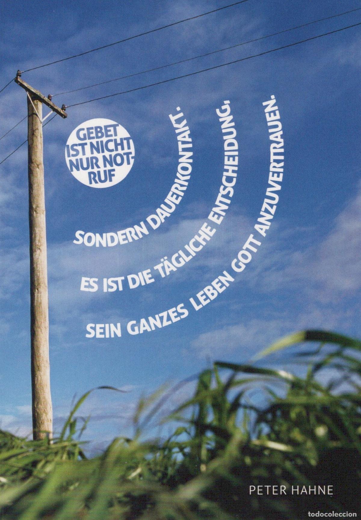 Cartes Postales: Germany Kirchberg Religious Quote Prayer Is Not Just an Emergency Call *YAV384