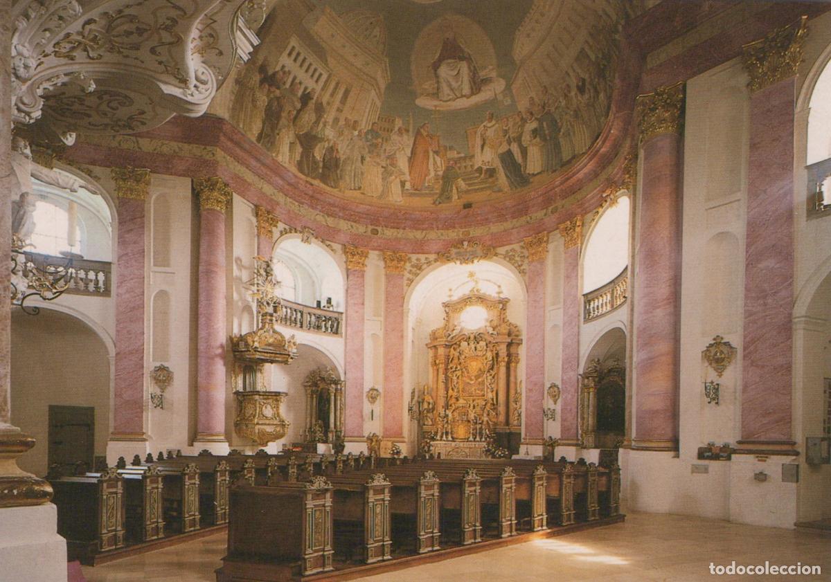 Cartoline: Germany Waldsassen Kappl Bei Church Interior With High Altar Unposted *YAV551