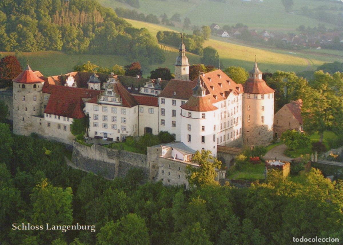 Cartoline: Germany Langenburg Aerial View of Schloss A Historic Castle Surrounded *YAV606