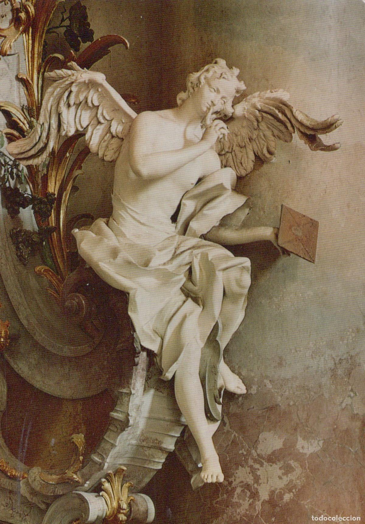 Cartoline: Germany Zweifalten M&uuml;nster Church Rococo Angel Sculpture With Unposted *YAV422