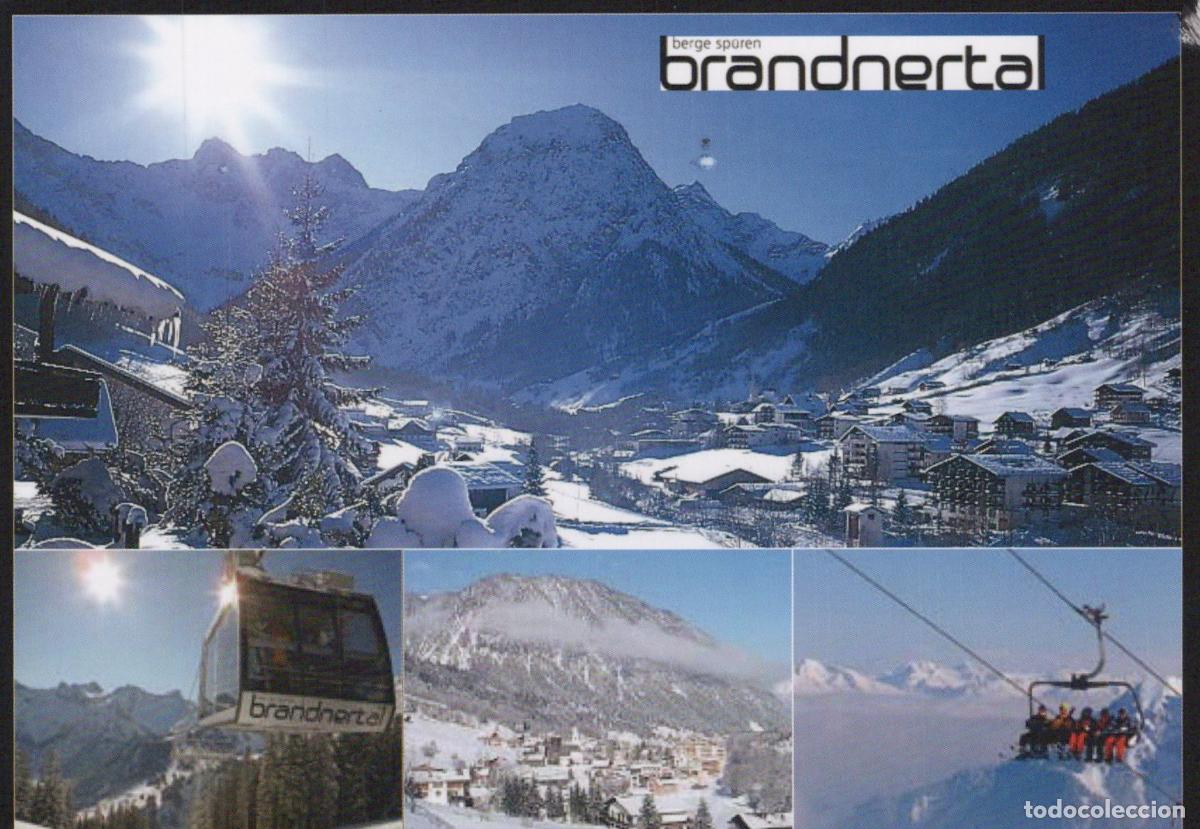 Cartoline: Austria Brand Brandnertal Winter Mountain Village Ski Resort Cable Car *YAV608