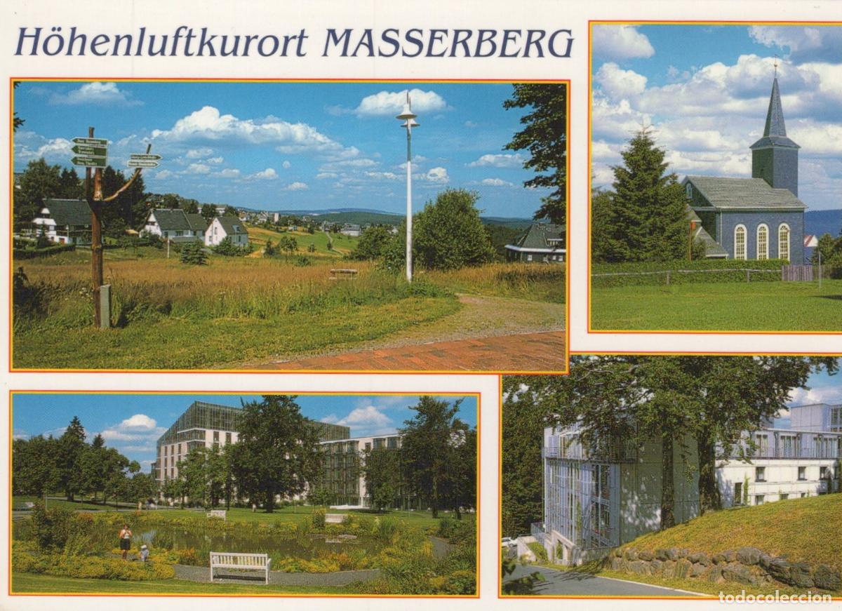 Cartoline: Germany Masserberg Spa Resort Church Landscape Architecture *YAV613