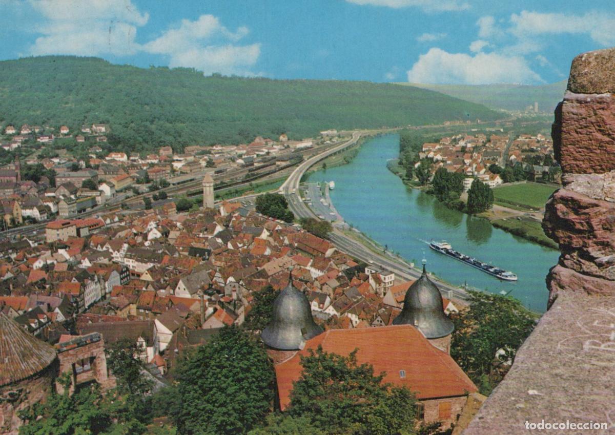 Cartoline: Germany Wertheim am Main Panoramic View of City River and Castle *YAV620