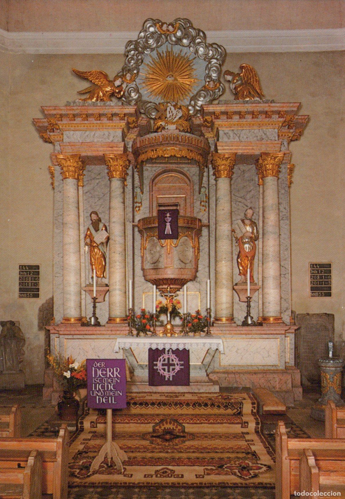 Cartoline: Germany Bad Berneck Evang Luth Dreieinigkeitskirche Baroque Unposted *YAV439