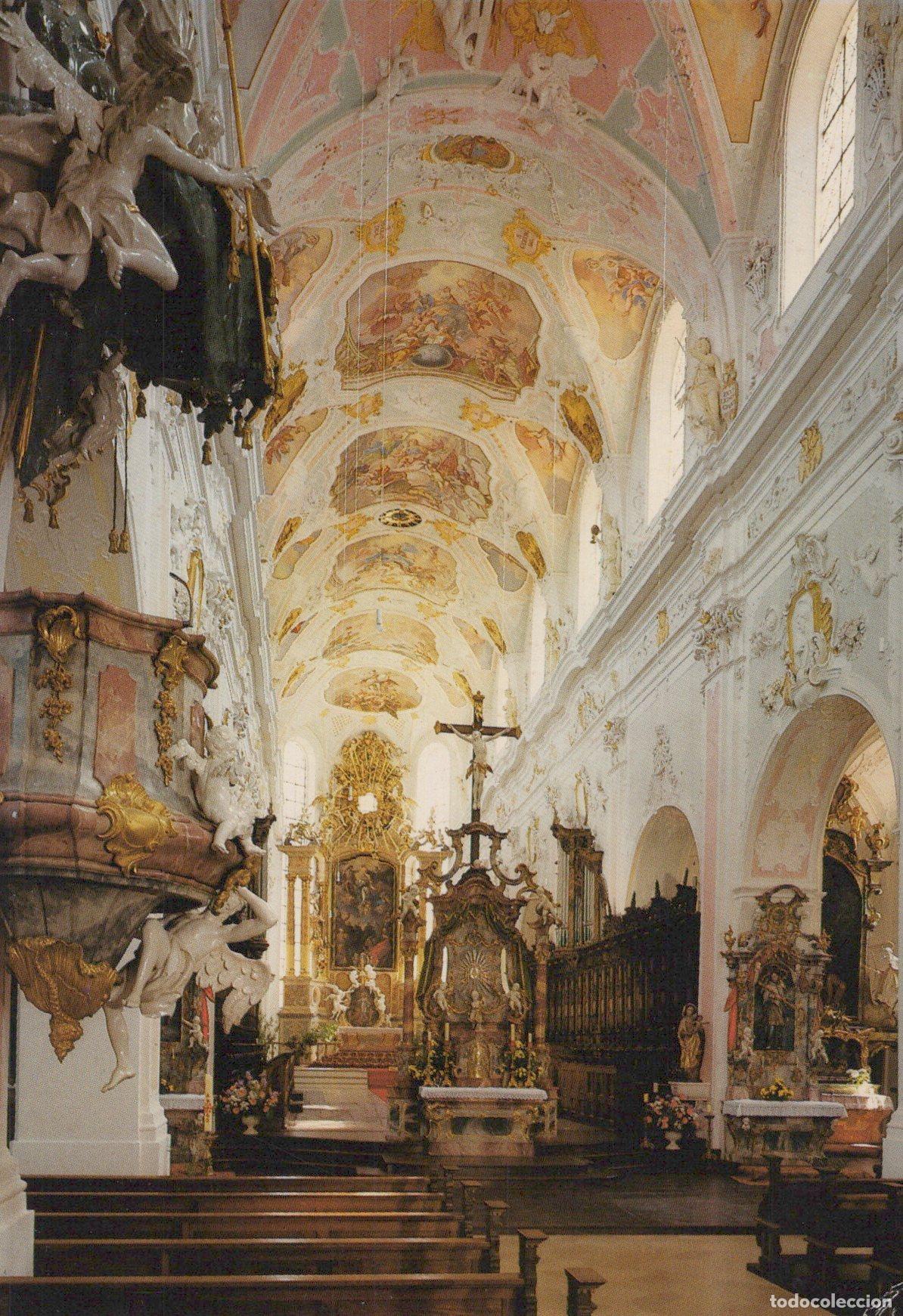 Cartoline: Germany Ochsenhausen Abbey Church Interior Baroque Architecture *YAV442